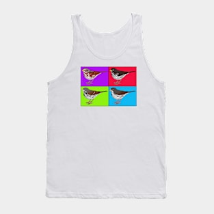 Warhol Birds - Fox Sparrow Tank Top